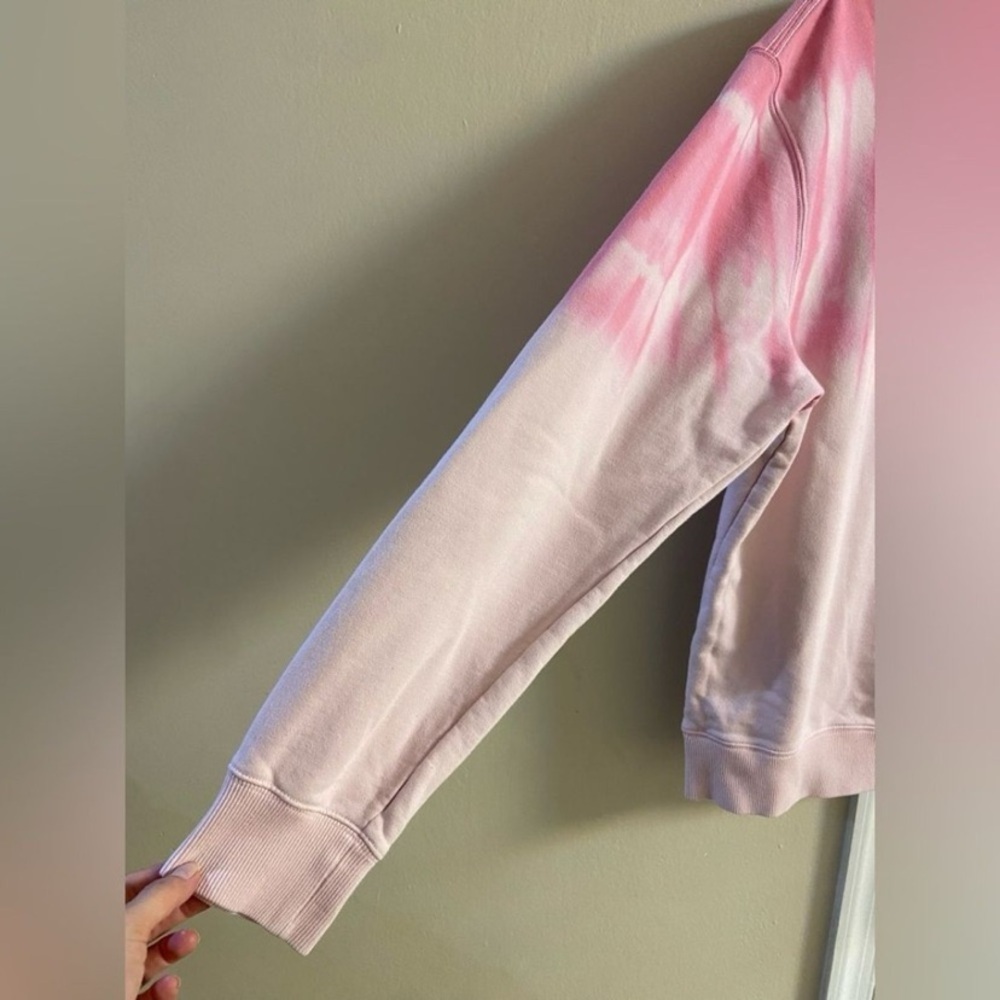 Tommy Jeans Pink Tie-Dye Sweatshirt Y2K men Medium - Picture 4 of 7